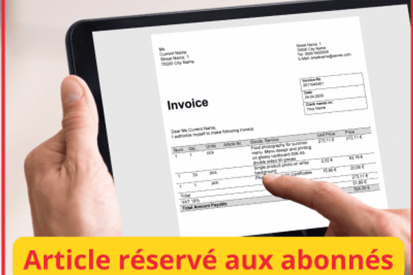 Facture électronique : c’est maintenant